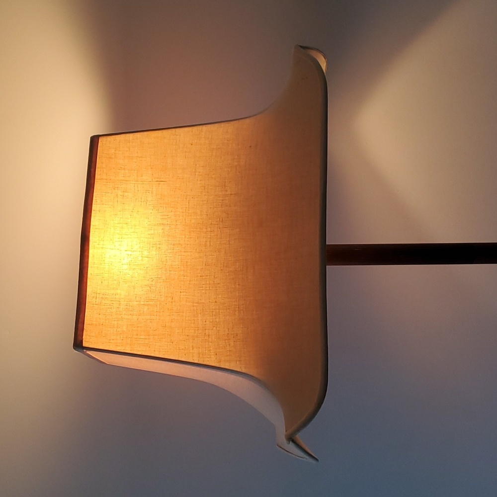 Large Linen Fabric Lamp Shade - Picture 2 of 13